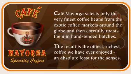 Mayorga Whole Bean Coffee SUMATRA MANDHELING GRADE 1 1lb