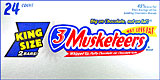 3 Musketeers - King Size 24CT Box