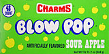 Charms Blow Pop Sour Apple 48CT