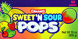 Charms Sweet' N Sour Pops 48CT