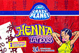 Henna Oriental Tatoos Bubble Gum 48Ct.