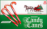 Doscher's Peppermint Candy Canes - 48 Medium Canes