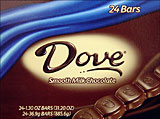 Dove Smooth Milk Chocolate Bar 24CT Box