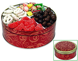 Holiday Mix Candies Tin