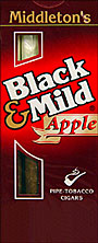 BLACK & MILD "APPLE" CIGARS 10/5PKS