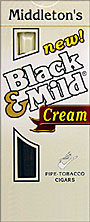 BLACK & MILD "CREAM" CIGARS 10/5PKS