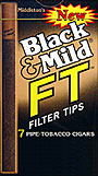 BLACK & MILD "FT" FILTER TIP CIGARS 10/7PKS
