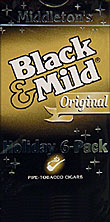 BLACK & MILD CIGARS 20/6PKS HOLIDAY EDITION 120CT