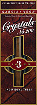GARCIA Y VEGA CRYSTALS NO. 200 - 5 3/PKS