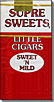 SUPRE SWEETS FILTERED LITTLE CIGARS - SWEET 'N MILD - 5CT.