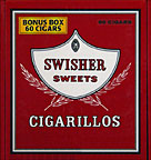 SWISHER SWEETS CIGARILLOS 60CT BONUS BOX