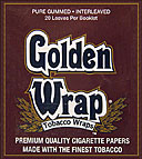 GOLDEN WRAP ORIGINAL TOBACCO WRAP, 20 BOOKLET/BOX