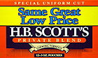 H. B. SCOTT CHEWING TOBACCO 12 COUNT