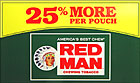 RED MAN CHEWING TOBACCO 6 COUNT