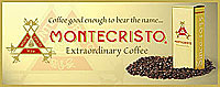 Montecristo Whole Bean Coffee African Ngorongoro 1lb bag