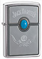 ZIPPO JACK DANIEL'S TURQUOISE - BRUSHED CHROME