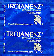 Trojan-Enz Lubricated Condoms 12ct Strip