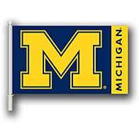 UM Logo Car Flag