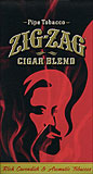 ZIG ZAG CIGAR BLEND PIPE TOBACCO - SIX 0.75 OZ POUCHES