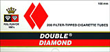 DOUBLE DIAMOND CIGARETTE TUBES FULL FLAVOR 100 - 200CT BOX