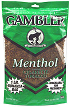 GAMBLER MENTHOL CIGARETTE TOBACCO 1lb BAG
