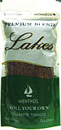 LAKES MENTHOL CIGARETTE TOBACCO 6oz. BAG