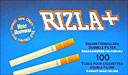 RIZLA+ KING SIZE FILTER CIGARETTE TUBES DOUBLE FILTERS - 100CT