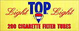 TOP CIGARETTE FILTER TUBES - LIGHT - 200CT