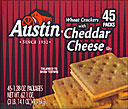 Austin Wheat  & Cheddar Cheese Crackers 36CT
