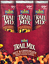 PLANTERS TRAIL MIX 18/1.5OZ TUBES NUT & CHOCOLATE