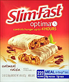 Slim Fast Optima Oatmeal Raisin 12/1.97oz Packages