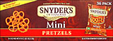 Snyders of Hanover Mini Pretzel Fat Free 36ct.