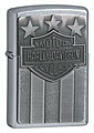 ZIPPO H-D FREEDOM EMBLEM - STREET CHROME