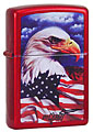 ZIPPO MAZZI FREEDOM WATCH - CANDY APPLE RED