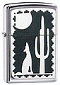 ZIPPO NOCTURNE EMBLEM - HIGH POLISH CHROME
