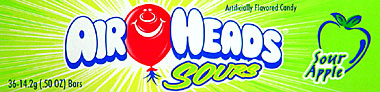 Air Heads Sour Apple 36 ct.