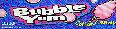 BUBBLE YUM COTTON CANDY 12/10 CT