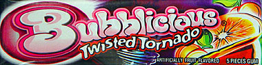 Bubblicious Twisted Tornado 18/5pks.