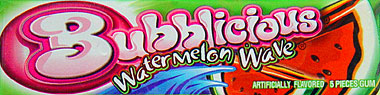 Bubblicious Watermelon Wave 18/5pks.