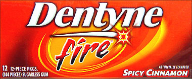 Dentyne Fire Spicy Cinnamon 12CT