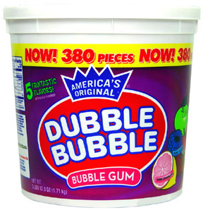 Dubble Bubble 380 Count Tub