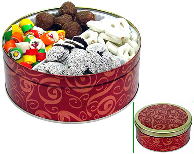 Family Holiday Candies Tin