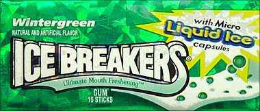 Ice Breakers Wintergreen 10/15pks.
