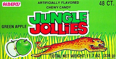 Albert's Jungle Jollies Green Apple 48ct.