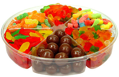 Kids Holiday Candy Tray