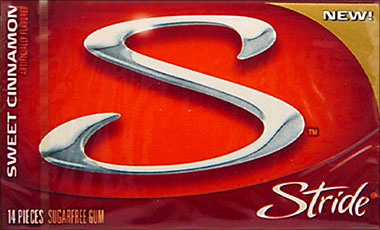 Stride Sugarless Sweet Cinnamon 12/14ct.