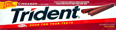 Trident Cinnamon 18/5pks.