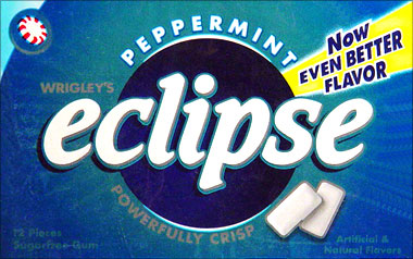 Wrigleys Eclipse Peppermint, 12/12Pks