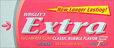 Wrigleys Extra Classic Bubble Flavor 12CT