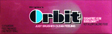 Wrigleys Orbit Bubblemint 12CT